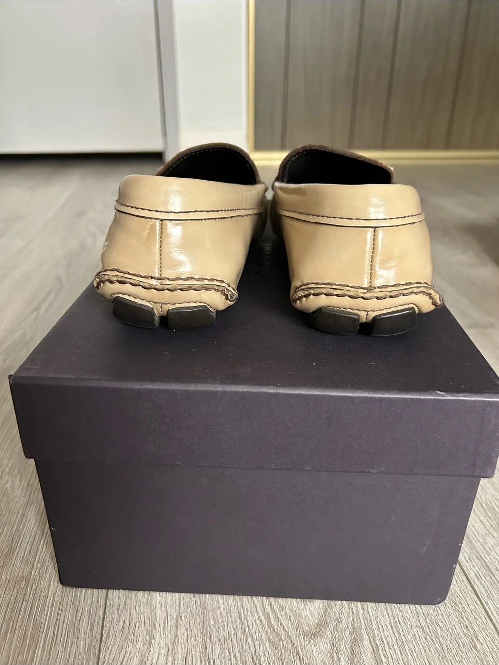 Prada men’s leather